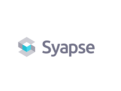 Syapse logo branding design flat logo minimal vector