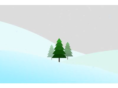 Winter is Coming aftereffects animation cold duik ice snow snow fall tree winter