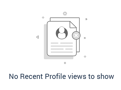 No Recent Profile Views documents empty page illustration filler illustration illustration informative mobile app naukri naukri recruiter no recent profile