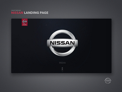 Nissan India Concept Landing Page animation black brand car design invision invision studio landingpage logo nissan onboarding scroll animation ui ui ux web deisgn welcome page