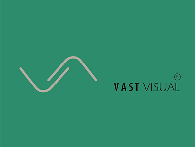 vast visual logo adobe ilustrator branding branding design icon inspiration logos minimalism typography unique logo