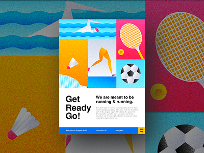 Get Ready, Go! abstract art black and white interaction design landing landing page layout mobile design page typography uiux web design