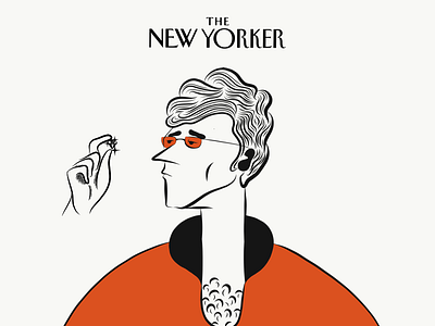 The New Yorker Dandy Dude art character character design color composition emoji illustration magazine mascot the new yorker uiux web design