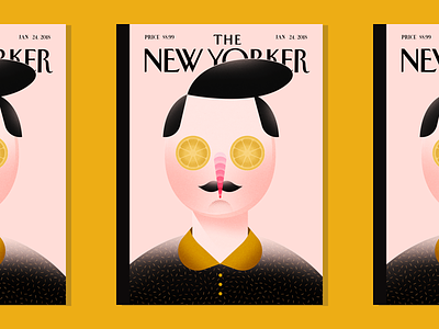 The New Yorker Cover Concept art character design editorial emoji emotion illustration magazine mascot the new yorker ui uiux web design