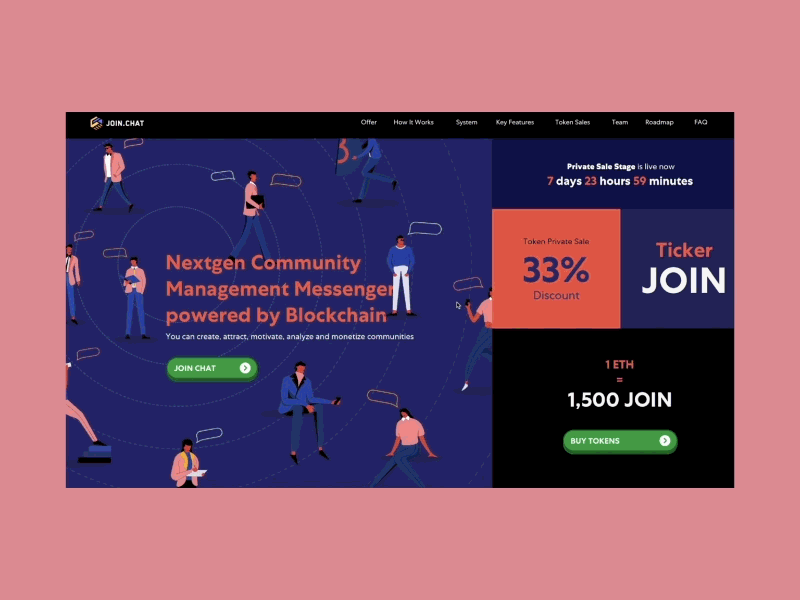 JoinChat - Landing Page