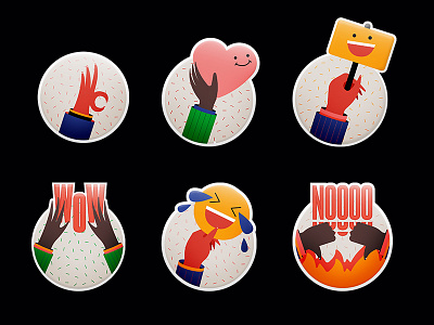 JoinChat - Stickers brand character character design drawing emoji graphic design icon illustration logo logo design poster sticker