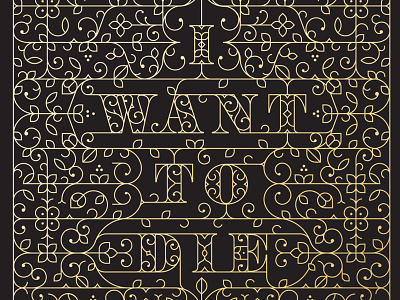 I Want To Die die illustration life line suicide type typography vector