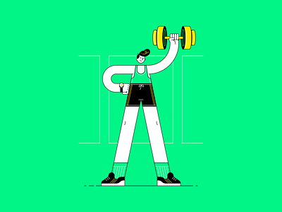 ProAktiv | Fitness Management App app branding character design editorial icon illustration line spot illustration vector