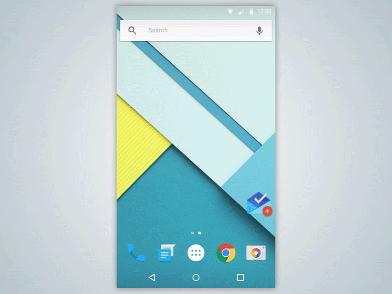 Floating action button = widget by Constantine on Dribbble