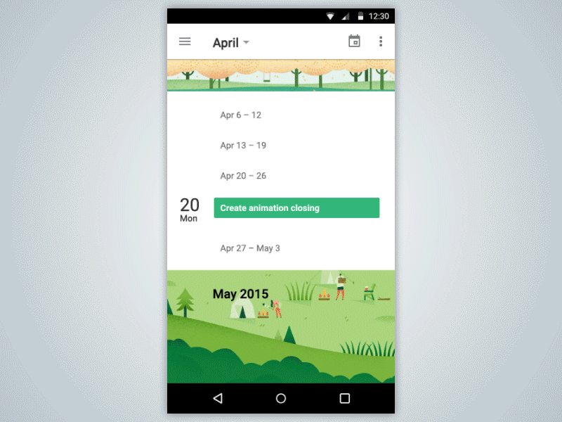 Pattern close the page android animation close design gif material material design pattern