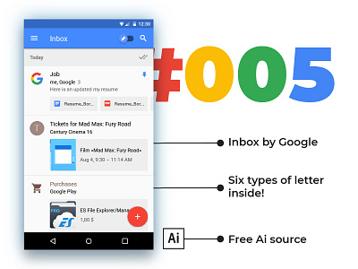 Day 5 — Inbox by Google #dailyui