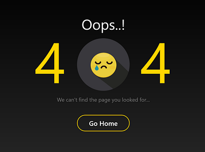 404 Not Found 404 adobe xd dailyui dailyui008 pagenotfound ui