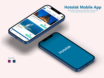 Hotelak mobile app adobe photoshop adobe xd app case study design hotel app hotel booking hotel booking app hotel reservation hotel reservation app mobile app mockup ui uiux ux