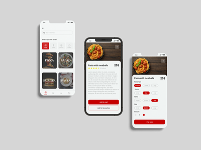 Food/Drink Menu :: DailyUI043 adobe xd android app application dailyui dailyui043 dailyui43 design drink food iphone restaurant ui uiux ux