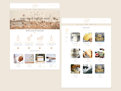 Epicerie Circulaire - Zero-waste E-commerce | UI UX Design