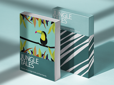 Book cover Illustration | Jungle tales graphic design illustration