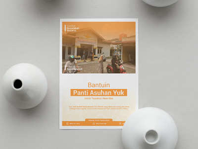 Flyer Donates To Orphanages - Geber Bersama branding design design for printing flyer graphic design poster printing