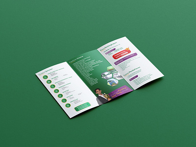 School Promotion Trifold Brochure Design Concept - Tritech branding brochure brochure design brochure trifold brochures design design brochure design brochures design for printing design trifold flyer good design graphic design poster trifold design trifold school