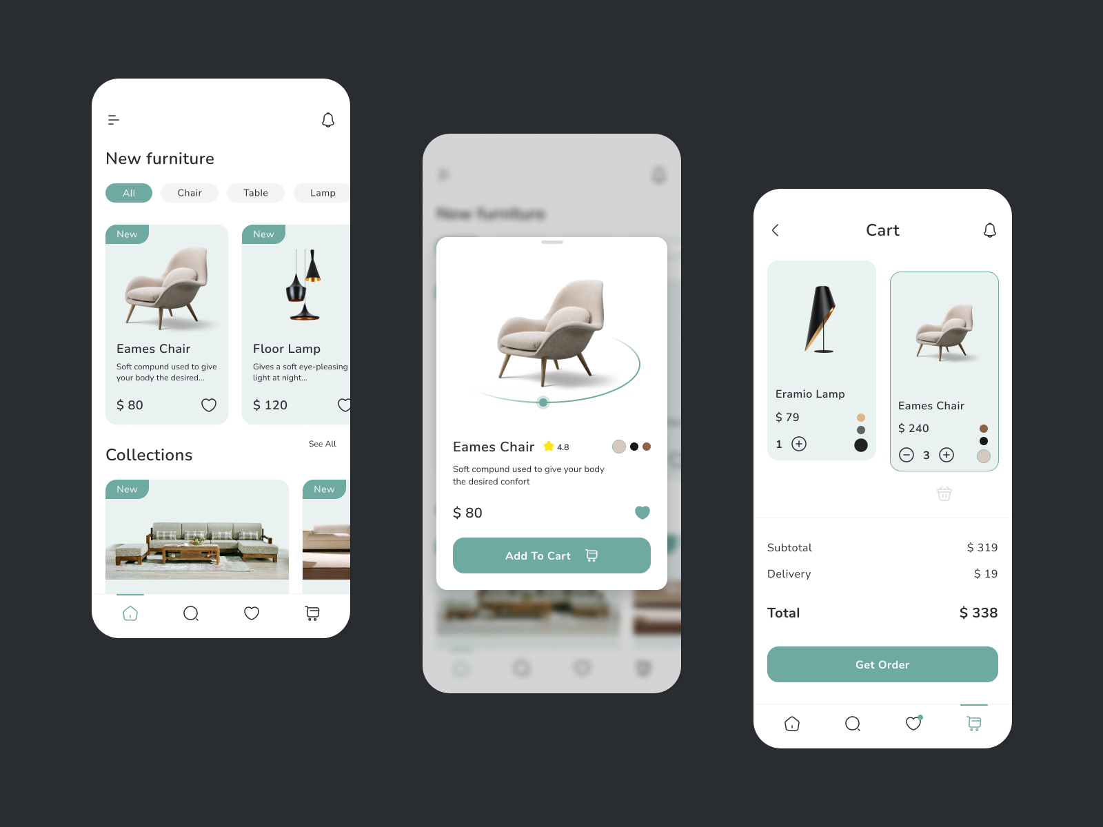 E-commerce App by Latif Ait-Si on Dribbble