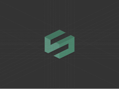 Synapse concept construction corporate design gridlines guidelines letter logo logo design technical