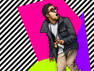 Cudi cudi design hip hop illustration kid cudi poster rap