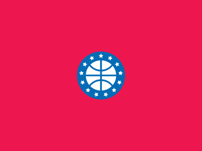 Philadelphia basketball branding design emblem logo minimal nba sports team
