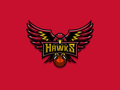 NBA logos redesign - Atlanta Hawks Extra 01