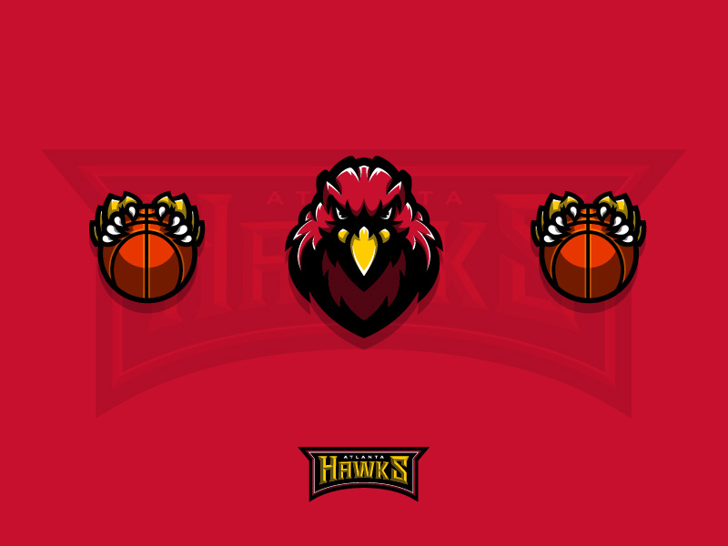 NBA logos redesign - Atlanta Hawks Extra 03 by Kelvin Lam ...