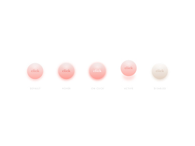 #083 Button action app button buttons click cta dailyui design pink simple ui ux