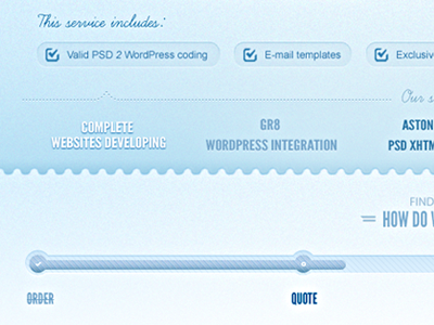PSD2WP Offer blue js offer progress service wordpress
