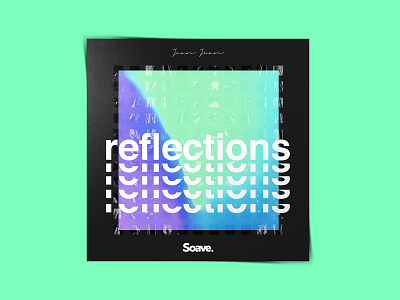 Reflections - Cover Art abstract cover art design illustration typography vibrant color