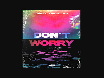 Don´t Worry - Cover Art abstract cover art design illustration typography vibrant color