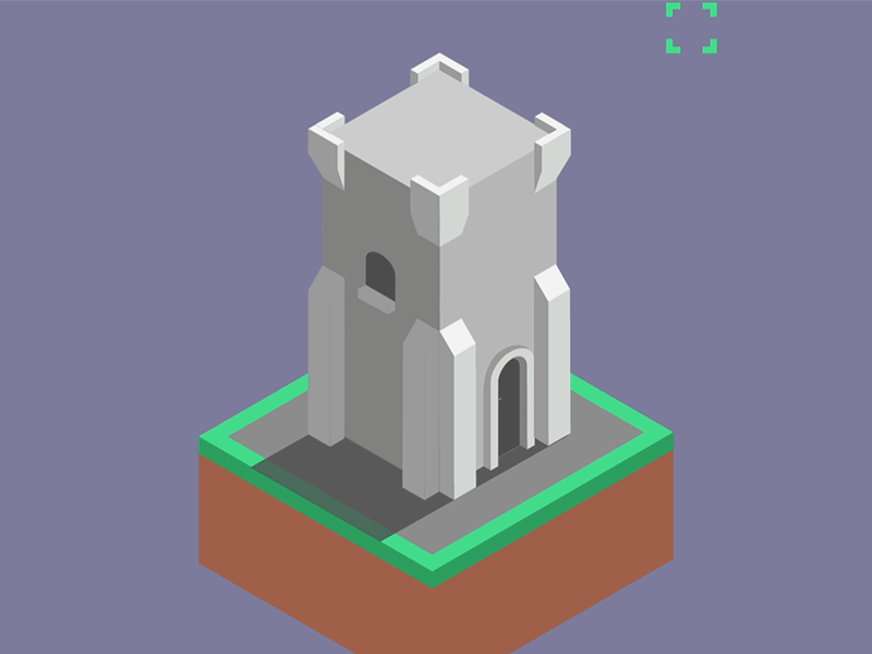 Castletower castle gifs isometric