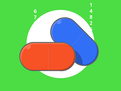 The Matrix code design dev flat friday illustration matrix pills