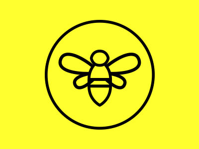 bug bug logo yellow