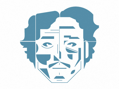 vincent gallo blue face gallo illustration vector vincent