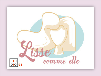 Logo Lisse Comme Elle art design illustration illustrator logo vector