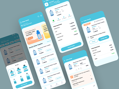Drinking Water Delivery App Concept Exploration