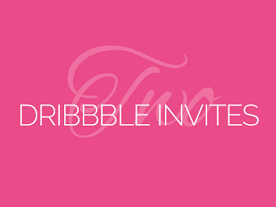 Dribbble Invites