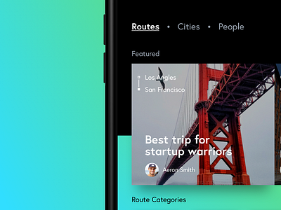 Ruut Concept Design app design ios travel trip ui ux