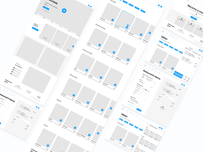 Lo-Fi Wireframes for an E-commerce
