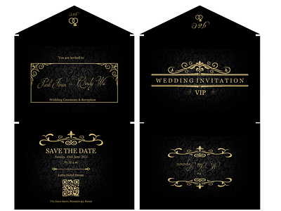 Wedding Invitation Concept [front - back]