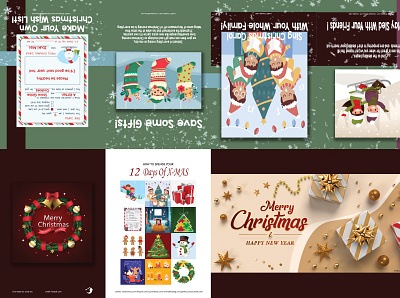 Christmas Zine Mock Up Concept [Front Pages] book graphic design illustration typography vector zine