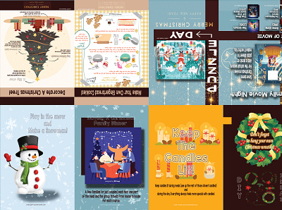 Christmas Zine [Back Pages] book design graphic design illustration typography vector