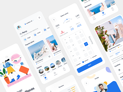 Skyfly Flight Booking App_ ios kit