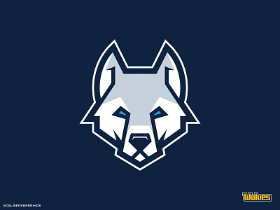 Wolves adobe illustrator branding design icon illustration illustrator lobo lobos logo softball sports sports logo vector wolf wolves