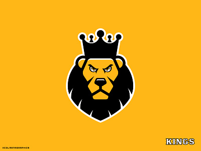 Kings adobe illustrator branding design icon illustration lions logo softball sports sports logo vector