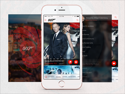 James bond 007 iOS Application 