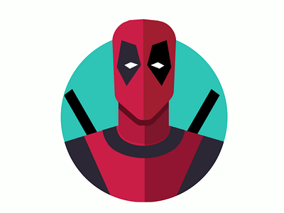 Deadpool, Marvel Comic Character black panther captain america character comic deadpool hulk illustration iron man marvel minimalist