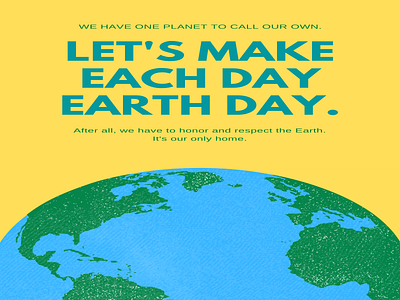 Earth Day Poster design